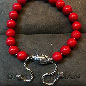 DY bead bracelet Red
